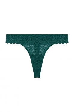 Wolf & Whistle Ariana Teal Everyday Lace Thong Knickers 15 Wolf & Whistle Ariana Teal Everyday Lace Thong Knickers