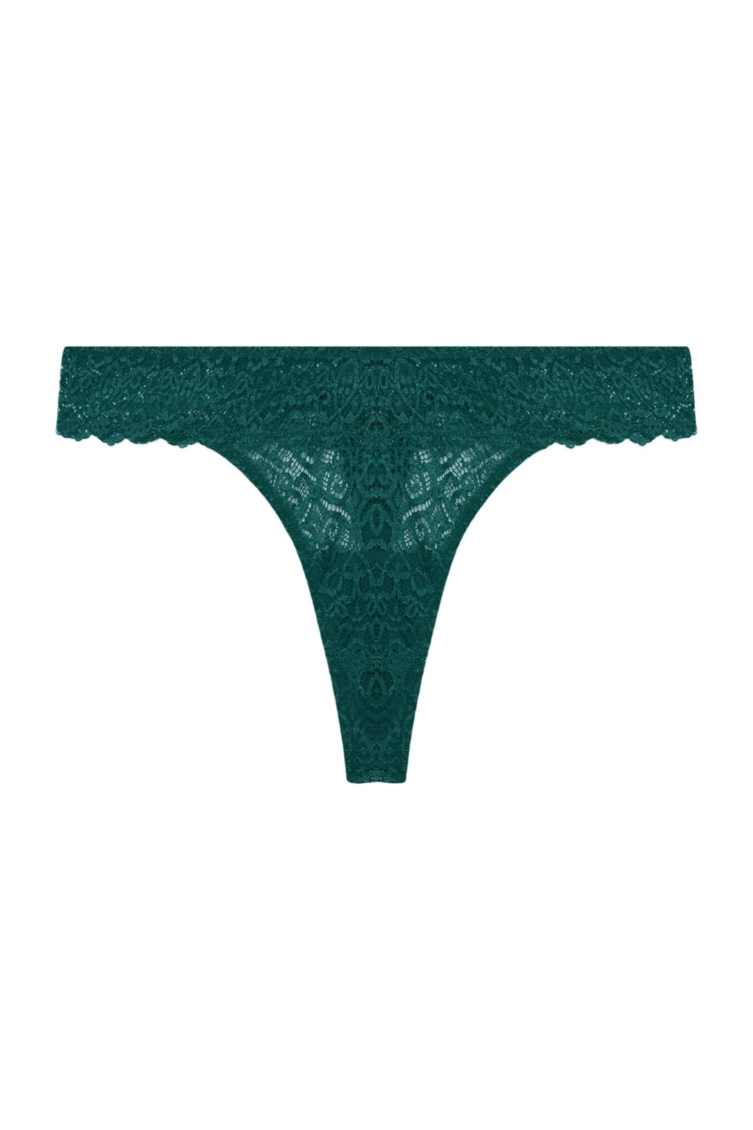 Wolf & Whistle Ariana Teal Everyday Lace Thong Knickers 8 Wolf & Whistle Ariana Teal Everyday Lace Thong Knickers
