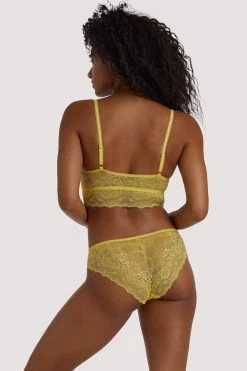 Wolf & Whistle Ariana Yellow Everyday Lace Brief 8 Wolf & Whistle Ariana Yellow Everyday Lace Brief