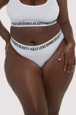 Felicity Hayward X PP Self Love White Curve Brief