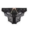 Kiss Me Deadly Caresse Black Lace Mesh Brief