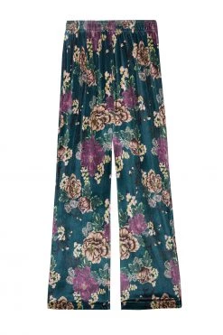 Playful Promises Printed Velvet PJ Set