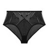 Hustler Kelly Black PVC Curve Highwaisted Brief Knickers