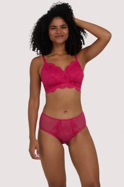 Deja Day Emma Pink Highwaist Brief