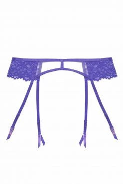 Hustler Mya Blue Lace Suspender Free Sexy Summer Brief