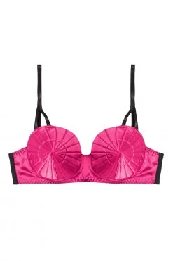 Bettie Page Lingerie New In Bras Retro Futuristic Bullet Bra Hot Pink
