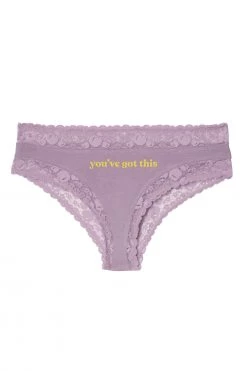 Squish You've Got This Blue Embroidered Brief Knickers 12 Squish You've Got This Blue Embroidered Brief Knickers