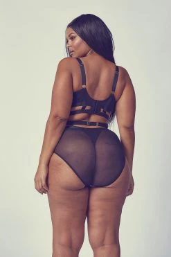 Playful Promises Curve Exclusive Gabi Fresh Nemi Floral Strappy Brief Knickers