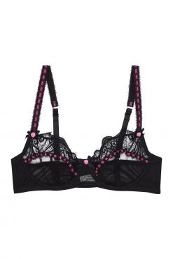 Playful Promises Bras Monica Ribbon Slot Lace Bra 24 Playful Promises Bras Monica Ribbon Slot Lace Bra
