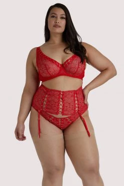 Playful Promises Florence Red High Apex Bra