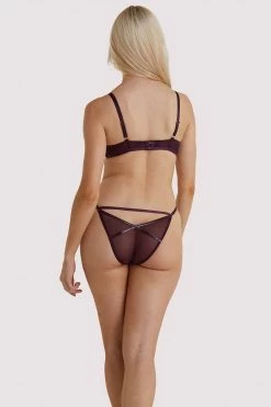 Hustler Kelly Wine PVC Brief