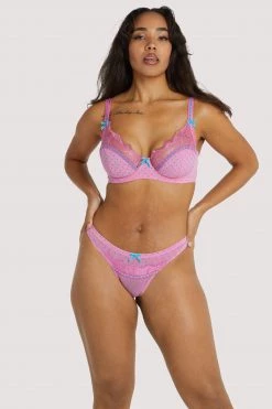 Playful Promises New In Bras Sophia Pink High Apex Bra