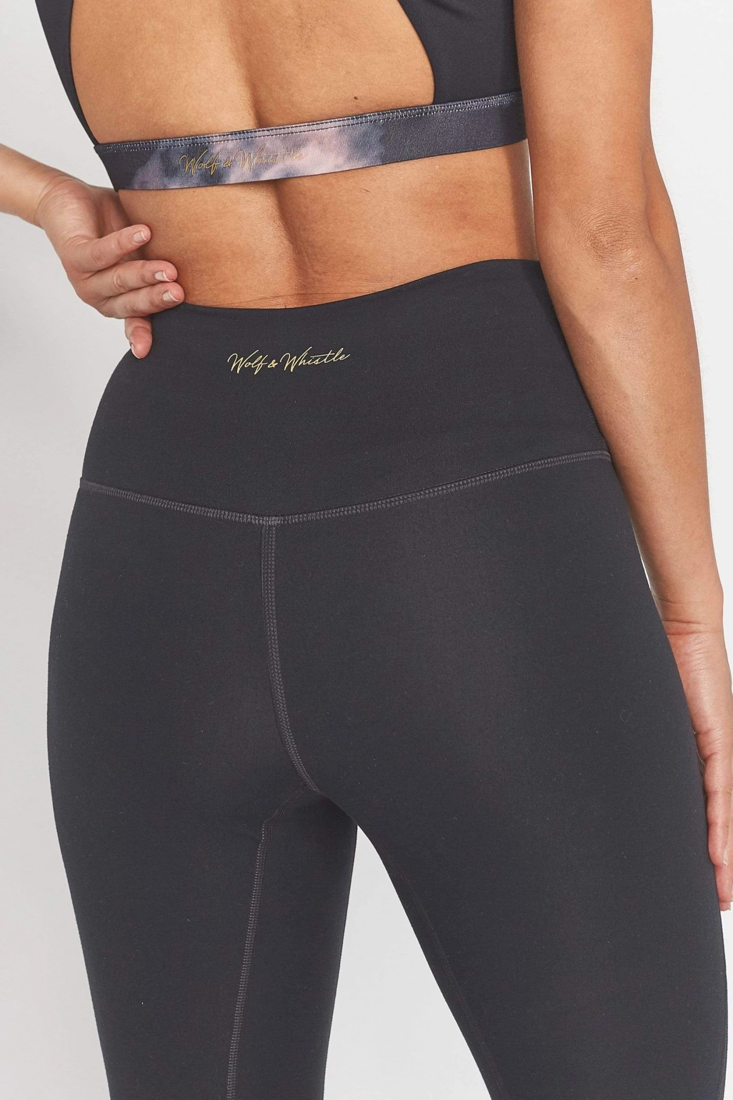 Wolf & Whistle Dark Marble Zip Front Sports Bra Activewear 7 Wolf & Whistle Dark Marble Zip Front Sports Bra Activewear