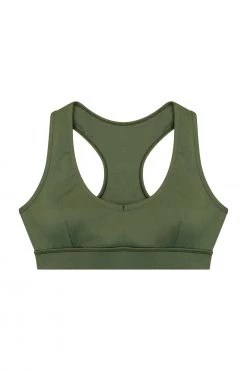 Wolf & Whistle Activewear Eco Dusty Olive Racer Back Bra 9 Wolf & Whistle Activewear Eco Dusty Olive Racer Back Bra
