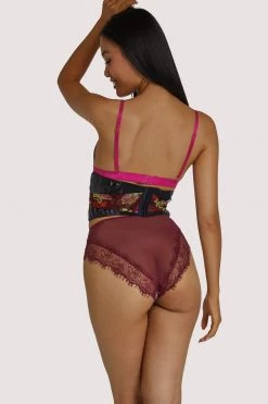 Wolf & Whistle Basques & Corsets Kayden Black Waspie