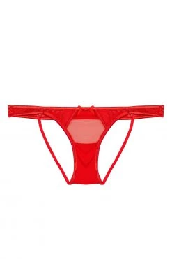 Felicity Hayward X PP X PP Leona Red Open Back Brief
