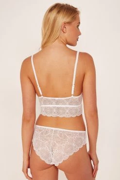 Wolf & Whistle Knickers Ari Lace White Brief