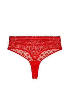 FFFB X PP New In Maia Red High Waisted Lace Thong 19 FFFB X PP New In Maia Red High Waisted Lace Thong