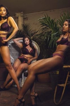 Playful Promises Muriel Purple Crotchless Brazillian Brief Knickers 7 Playful Promises Muriel Purple Crotchless Brazillian Brief Knickers