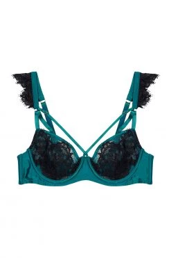 Playful Promises New In Bras Anneliese Teal Balcony Bra