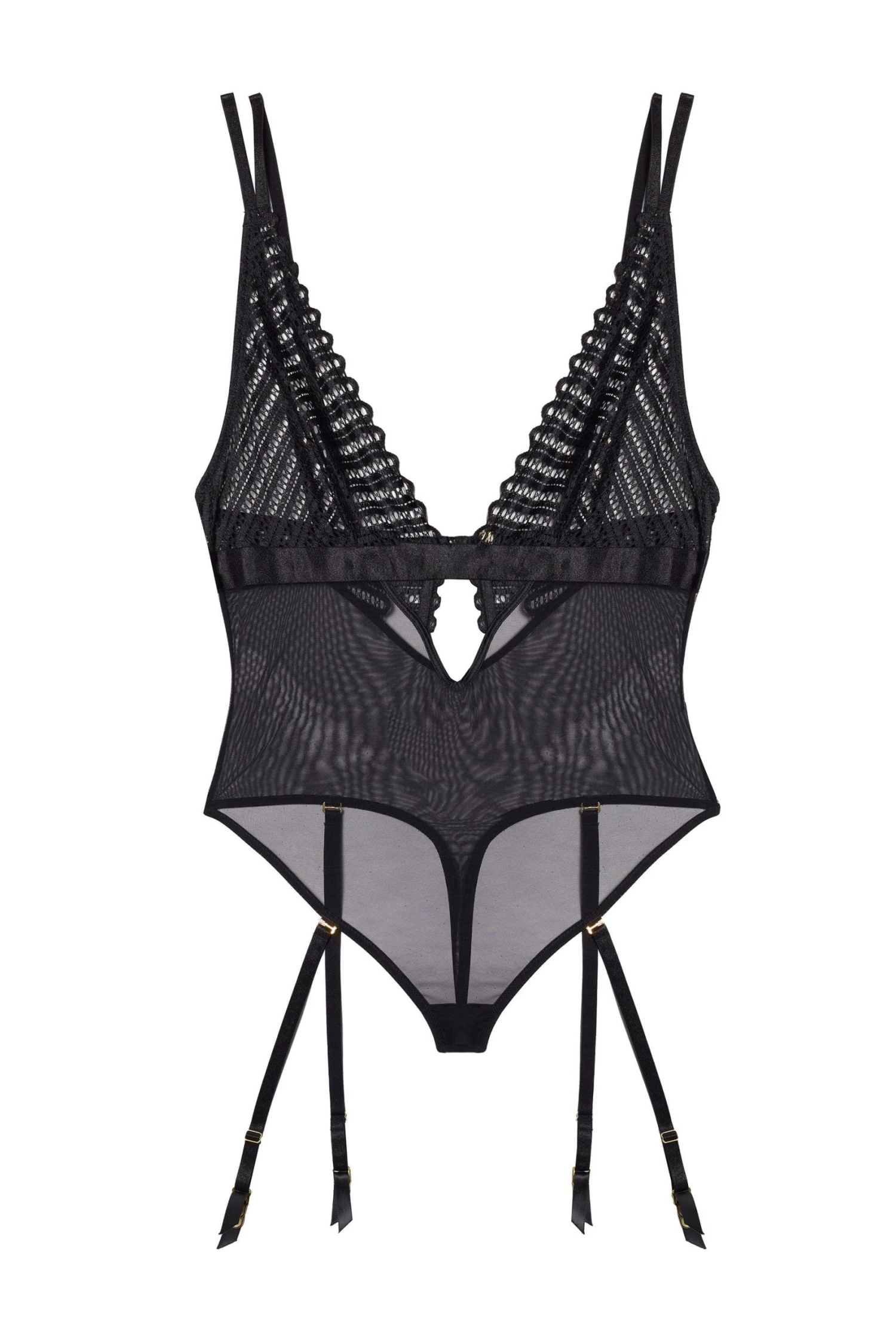 Wolf & Whistle Bodies Lacie Black Suspender Body 6 Wolf & Whistle Bodies Lacie Black Suspender Body