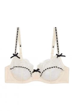 Playful Promises Monica Ribbon Slot Lace Bra Core Peach Bras 27 Playful Promises Monica Ribbon Slot Lace Bra Core Peach Bras