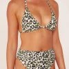 Wolf & Whistle Leopard High Waist Brief Khaki Knickers