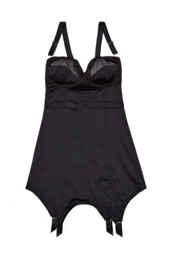 Felicity Hayward X PP Marnie Retro Girdle Dress Black