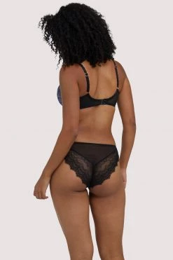 Deja Day New In Bras Rosalyn Lilac Snake Lace Balcony Bra