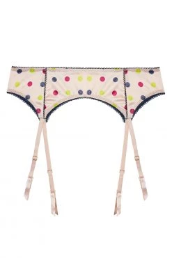 Felicity Hayward X PP X PP Rowswell Polka Dot Peach Suspender