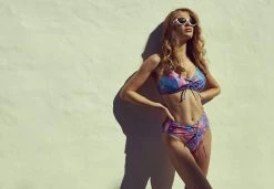 Wolf & Whistle Abstract Marble Eco Tie Front Top B - G Swimwear 7 Wolf & Whistle Abstract Marble Eco Tie Front Top B - G Swimwear