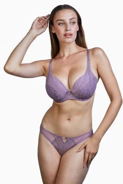 Deja Day Everyday Lingerie Sophia Heather Plunge & Push Up Bra