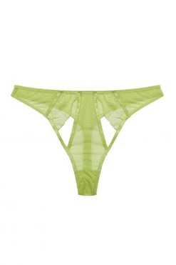 Wolf & Whistle Taha Green Cut Out Thong