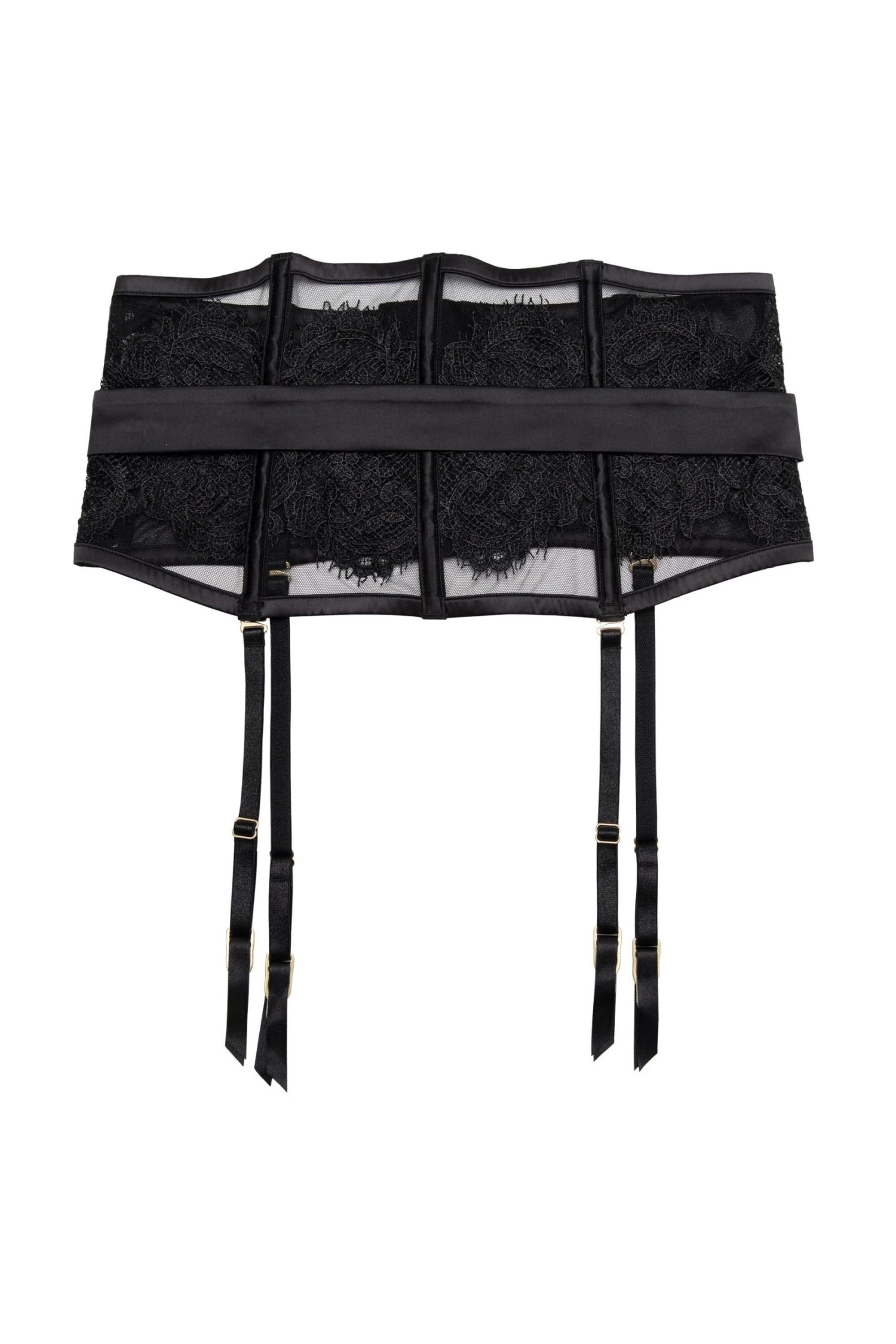 Playful Promises Anneliese Black Lace Waspie 6 Playful Promises Anneliese Black Lace Waspie