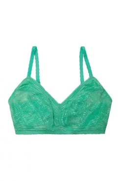 Deja Day New In Bras Emma Mint Green Lace Wireless Bra