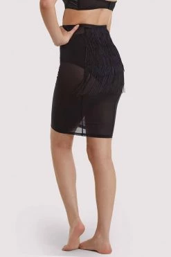 Bettie Page Lingerie Tassle Lingerie Skirt Nightwear