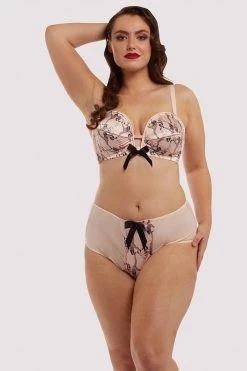Bettie Page Lingerie New In Bras Showgirl Pink Overwire Bra