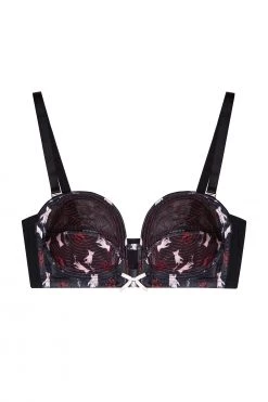 Bettie Page Lingerie Bras Blaze Smoking Printed Overwire Bra
