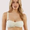 Bettie Page Lingerie Eco Honey White Sweetheart Bikini Top