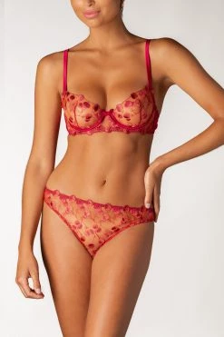 Coco De Mer New In Naomi Cherry Plunge Bra