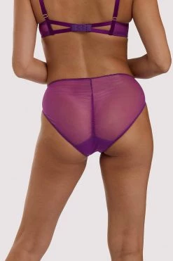 Dita Von Teese Lingerie Vedette Shocking Violet Brief Knickers