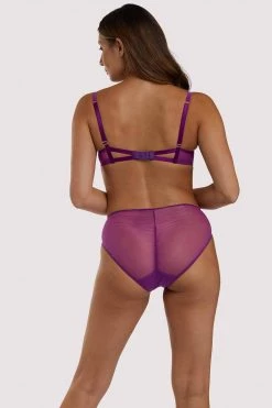 Dita Von Teese Lingerie Vedette Shocking Violet Brief Knickers