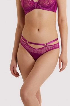Dita Von Teese Lingerie Magenta Madame X Brief Knickers