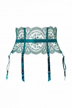 Dita Von Teese Lingerie Severine Shady Spruce Suspender