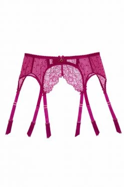 Dita Von Teese Lingerie Suspenders Fiamma Magenta Suspender