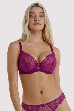 Dita Von Teese Lingerie Fiamma Magenta Bra