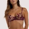 Dita Von Teese Lingerie Rosabelle Dark Cherry Bra