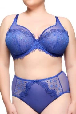 Dita Von Teese Lingerie New In Vedette Capri Blue Underwire Curve Bra