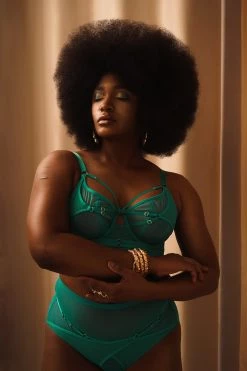 Playful Promises Eddie Green Crossover Wrap Bra New In