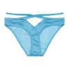 Peek & Beau Knickers Dani Blue Strappy Satin Brief